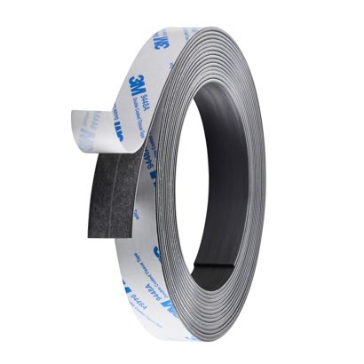Magneetband, zelfklevend, sterk 20 mm | 5 m | 1,5 mm