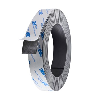 Magneetband, zelfklevend, sterk 25,4 mm | 5 m | 1,5 mm