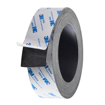 Magneetband, zelfklevend, sterk 40 mm | 5 m | 1,5 mm