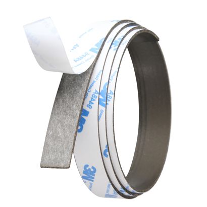 Neodymium magneetband, zelfklevend, extra sterk 15 mm | 1.5 mm | 480 g/cm² | 1 m