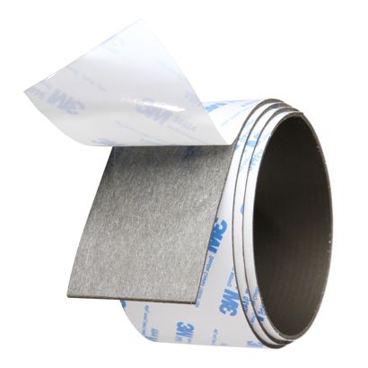 Neodymium magneetband, zelfklevend, extra sterk 50 mm | 1.5 mm | 480 g/cm² | 1 m