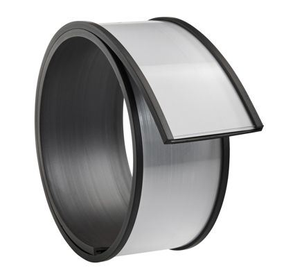 Etikethouder, C-profiel, magnetisch, secties 40 mm | 500 mm | niet zelfklevend 