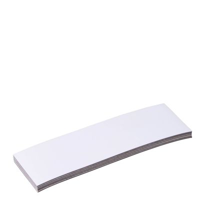 Magnetische labels beschrijfbaar null | 25 x 80 mm