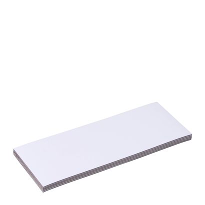 Magnetische labels beschrijfbaar 40 x 100 mm  | wit 