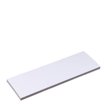 Magnetische labels beschrijfbaar 50 x 150 mm  | wit 