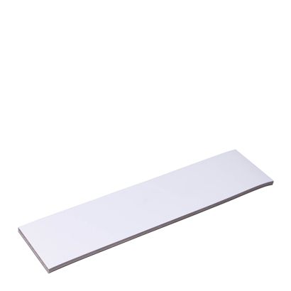 Magnetische labels beschrijfbaar 50 x 200 mm  | wit 
