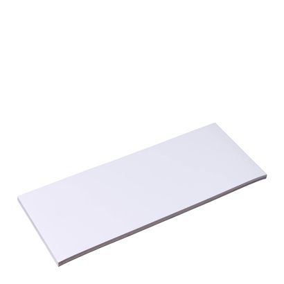 Magnetische labels beschrijfbaar 80 x 200 mm  | wit 