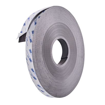 Magneetband, zelfklevend, sterk 25 mm | 30 m | 2 mm