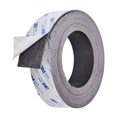 Magneetband, zelfklevend, sterk 40 mm | 5 m | 2 mm