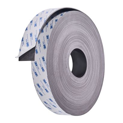 Magneetband, zelfklevend, sterk 50 mm | 30 m | 2 mm