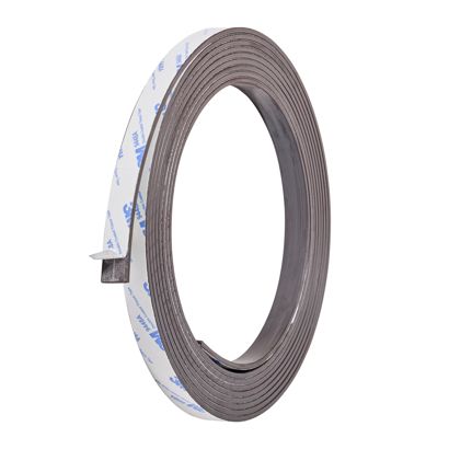 Magneetband, zelfklevend, sterk 15 mm | 5 m | 3 mm