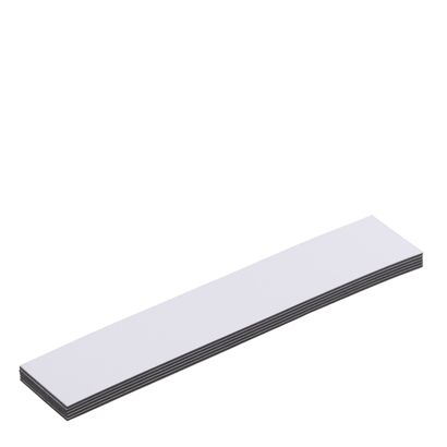 Magnetische labels beschrijfbaar null | 20 x 100 mm