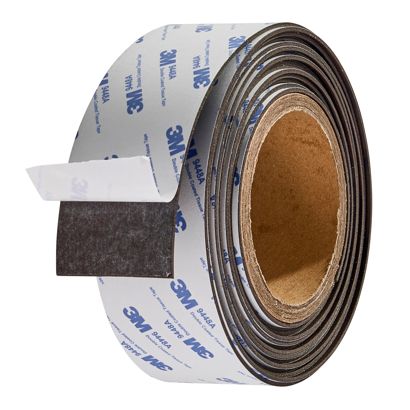 Neodymium magneetband, zelfklevend, extra sterk 50 mm | 300 g/cm² | 5 m | 1,5 mm