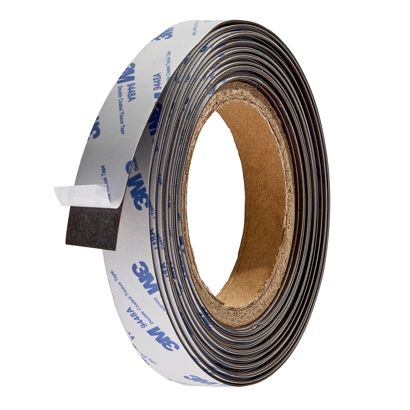 Neodymium magneetband, zelfklevend, extra sterk 20 mm | 100 g/cm² | 10 m | 0,5 mm
