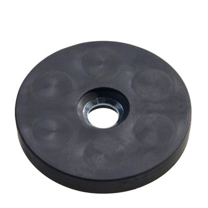 magneet met rubbercoating met verzonken boorgat, Ø 43mm 