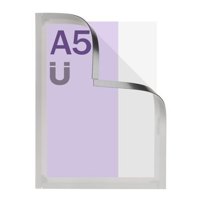Magneetframe A5, magnetisch zilver 