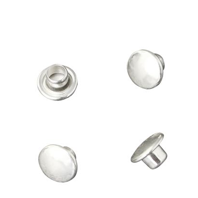Dubbele holnieten, bovenste deel (kap), type A, 7 mm kopdiameter 