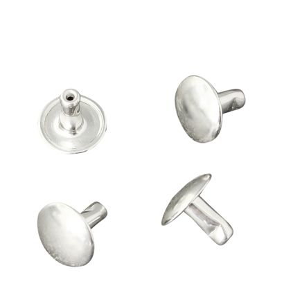 Dubbele holnieten, onderste deel (stift), dicht, type A, 7 mm kopdiameter 