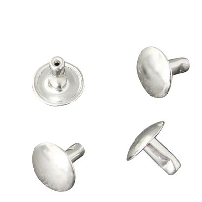 Dubbele holnieten, onderste deel (stift), dicht, type A, 9,1 mm kopdiameter 