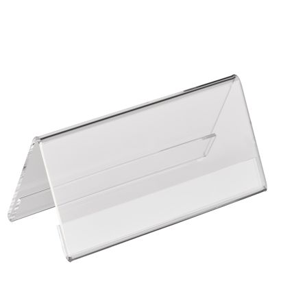 Tafelnaambordje, acryl liggend formaat | 120 x 55 mm