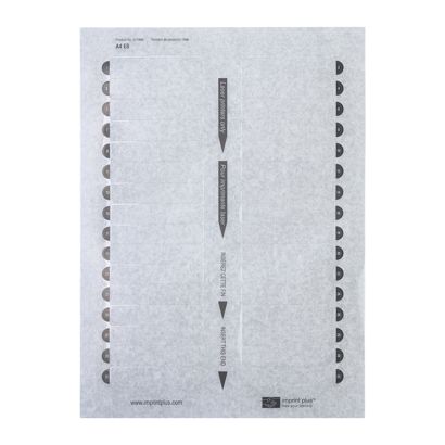 Printvel, blanco Aluline-plus 16 , 68 x 15,75 mm