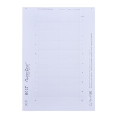 Printvel, blanco Public 30 / Profil 30c, 60 x 27 mm