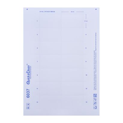 Printvel, blanco Vista®/ Profil 40c, 60 x 37 mm