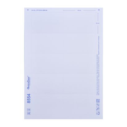 Printvel, blanco Vista®/ Event/ Public/ Forum 60, 85 x 54 mm