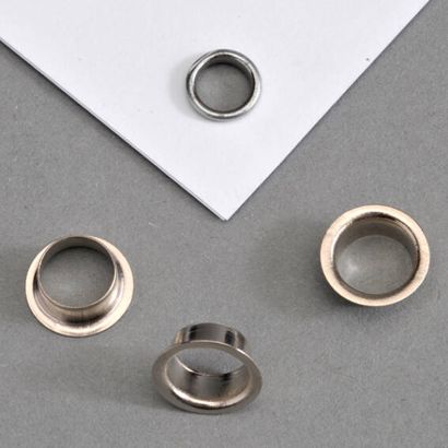 Flensringen/eyelets voor papier null | Nr. 9E - 7,7mm - 3,8mm