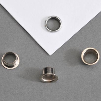 Flensringen/eyelets voor papier null | Nr. 8E 4 lang - 5,5mm - 4mm