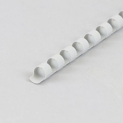 Plastic bindruggen A4, rond 8 mm | null