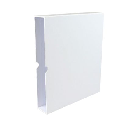 Opbergmap/slipcase voor ringband A4, wit, 25 mm