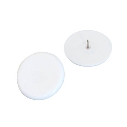Punaises, ø = 30 mm wit  | 100 Stuks per zakje 