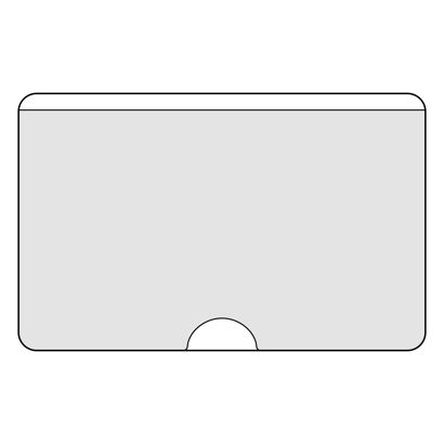 Visitekaarthoesjes, zelfklevend, PP-folie null | 95 x 60 mm