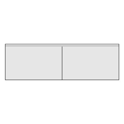 Dubbele visitekaarthoesjes, zelfklevend, zacht-PVC, 190 x 60 mm, 2-vaks 
