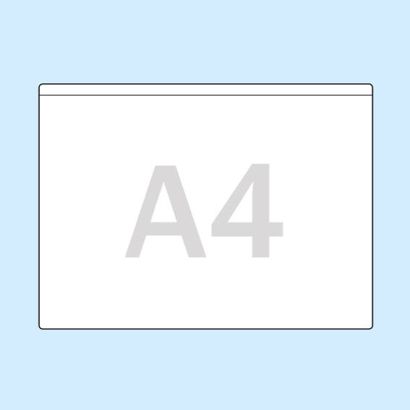 Insteekhoezen, zelfklevend A4  | lange zijde  | zonder vulcapaciteit  | PP 