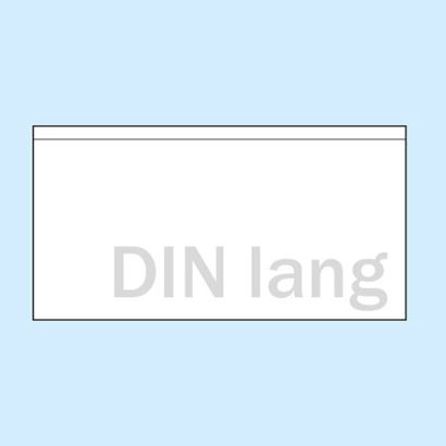 Insteekhoezen, zelfklevend 1/3 A4  | lange zijde  | zonder vulcapaciteit  | PP 