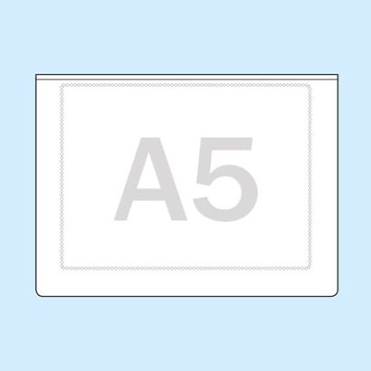 Insteekhoezen, zelfklevend A5  | lange zijde  | met vulcapaciteit  | PP 