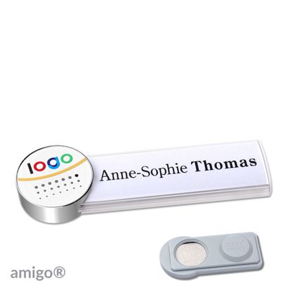 Naambadges amigo® alu-print magneet null | smag® magneet | null | null | null