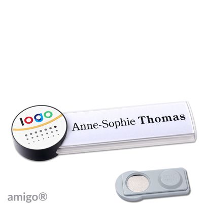 Naambadges amigo® alu-print magneet null | smag® magneet | null | null | null