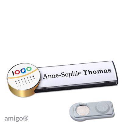 Naambadges amigo® alu-print magneet null | smag® magneet | null | null | null