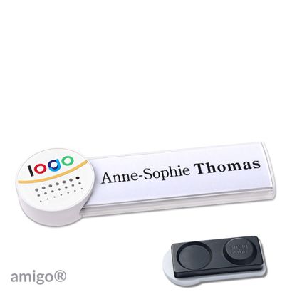 Naambadges amigo® alu-print magneet null | smag® magneet, extra sterk | null | null | null