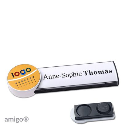 Naambadges amigo® alu-print magneet null | smag® magneet, extra sterk | null | null | null
