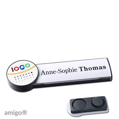 Naambadges amigo® alu-print magneet null | smag® magneet, extra sterk | null | null | null