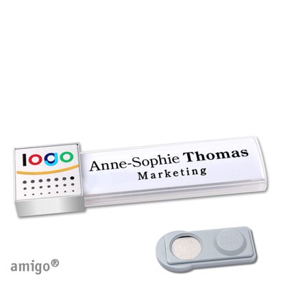 Naambadges amigo® alu-print magneet null | smag® magneet | null | null | null