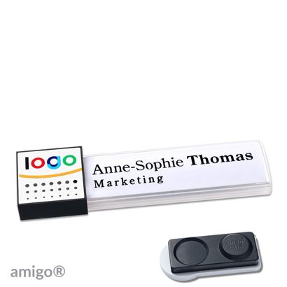 Naambadges amigo® alu-print magneet null | smag® magneet, extra sterk | null | null | null