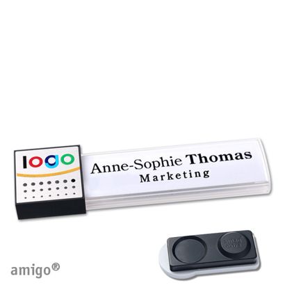 Naambadges amigo® alu-print magneet null | smag® magneet, extra sterk | null | null | null