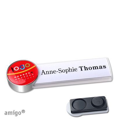 Naambadges amigo® doming magneet null | smag® magneet, extra sterk | null | null