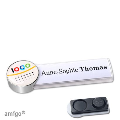 Naambadges amigo® doming magneet null | smag® magneet, extra sterk | null | null