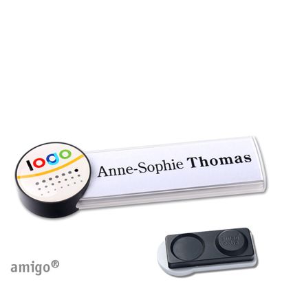 Naambadges amigo® doming magneet null | smag® magneet, extra sterk | null | null